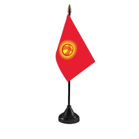 Kyrgyzstan Table Flag