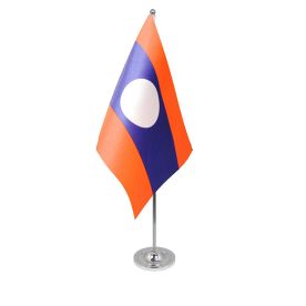 Laos table flag satin