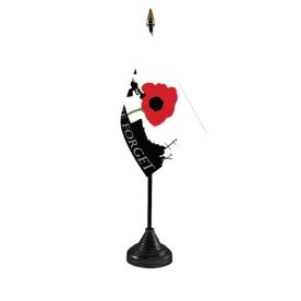 Lest We Forget (Navy) Table Flag