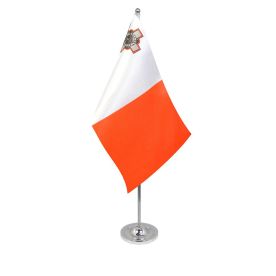 Malta table flag satin
