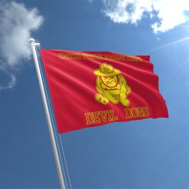 US Marine Devil Dogs Flag