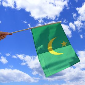 Mauritania Hand Waving Flag