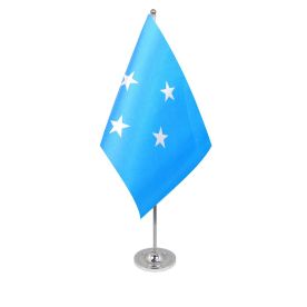 Micronesia table flag satin