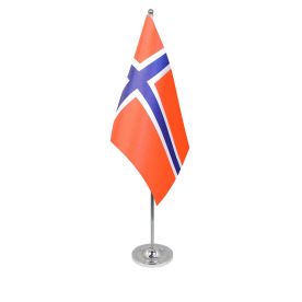 Norway table flag satin