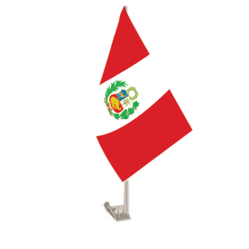 Peru Car Flag