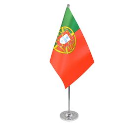 Portugal table flag satin