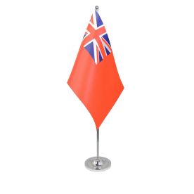 Red Ensign table flag satin