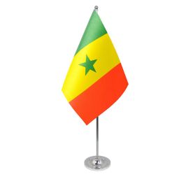 Senegal table flag satin