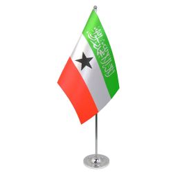 Somaliland table flag satin
