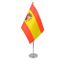 Spain table flag satin