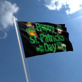 St Patrick's Day Flag - 5ft X 3ft 