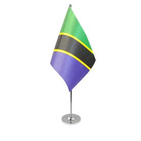 Tanzania table flag satin