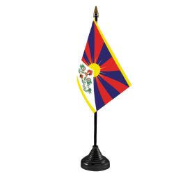 Tibet Table Flag