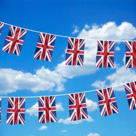 33ft Union Jack Team GB UK Fabric Flags Bunting 