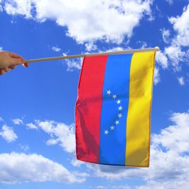 Venezuela Hand Waving Flag