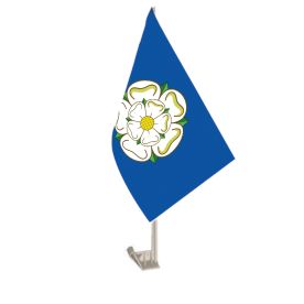 Yorkshire Rose Car Flag