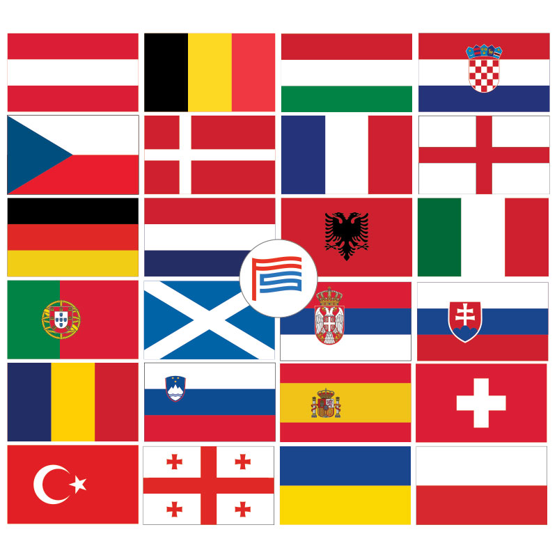 Euro 2024 flag packs