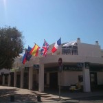 Flags in the sun!